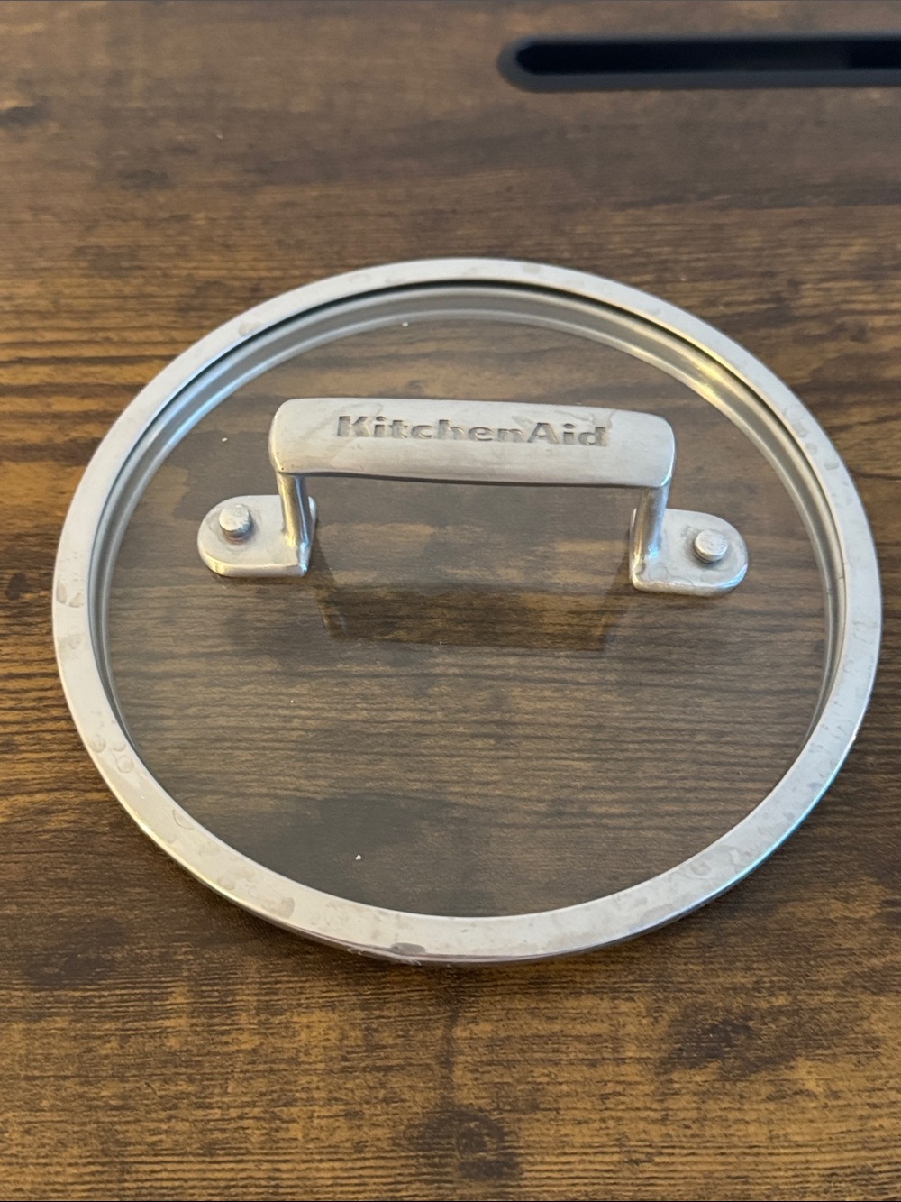 KitchenAid Small Clear Glass Pot Lid with Silver Handle (7 inch)